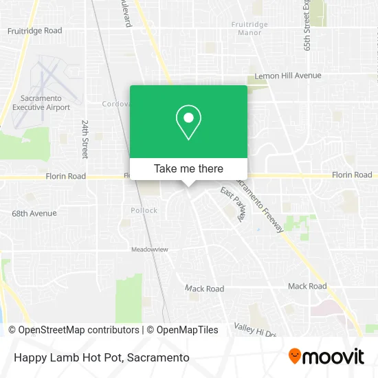 Mapa de Happy Lamb Hot Pot