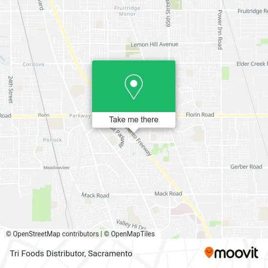 Mapa de Tri Foods Distributor