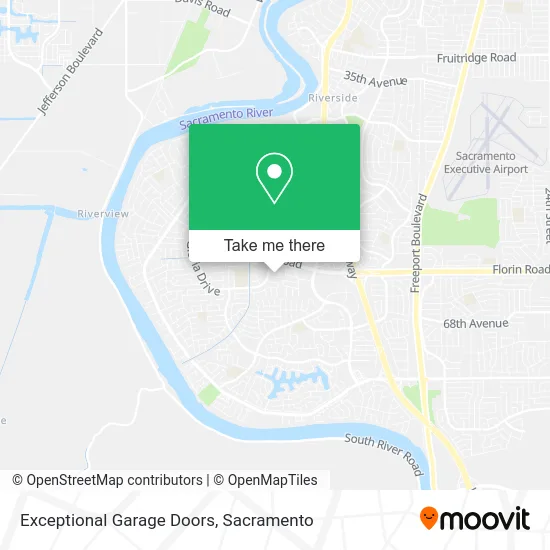 Mapa de Exceptional Garage Doors