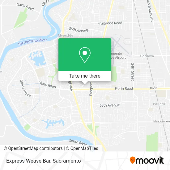 Mapa de Express Weave Bar