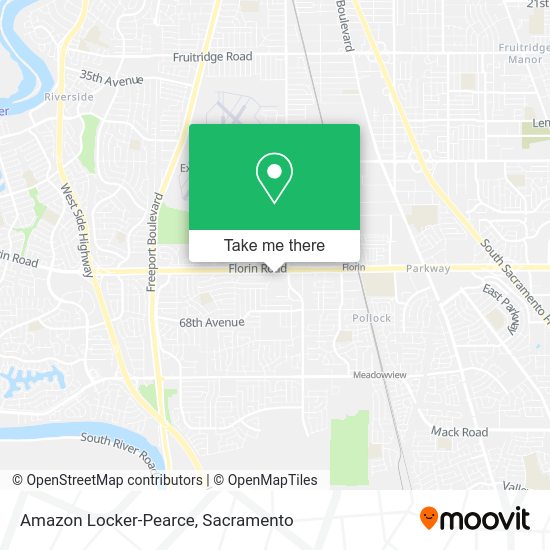 Amazon Locker-Pearce map