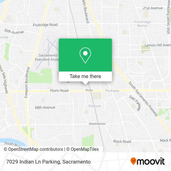 7029 Indian Ln Parking map