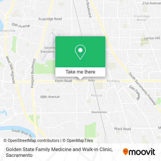 Mapa de Golden State Family Medicine and Walk-in Clinic