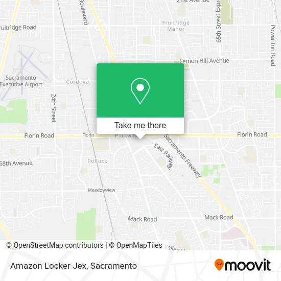 Mapa de Amazon Locker-Jex
