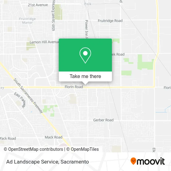 Mapa de Ad Landscape Service