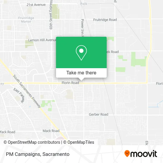 PM Campaigns map