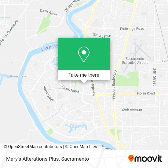Mapa de Mary's Alterations Plus