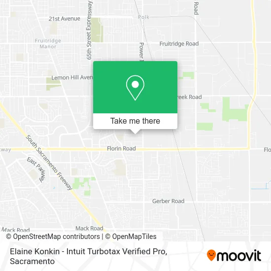 Mapa de Elaine Konkin - Intuit Turbotax Verified Pro