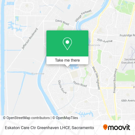 Mapa de Eskaton Care Ctr Greenhaven LHCF