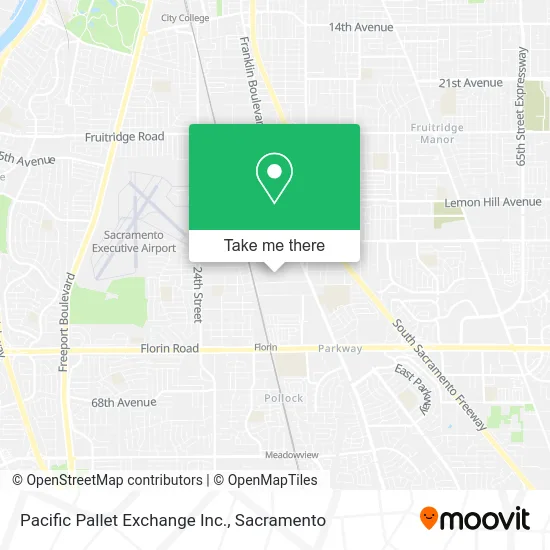 Pacific Pallet Exchange Inc. map