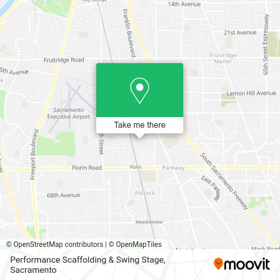 Performance Scaffolding & Swing Stage map