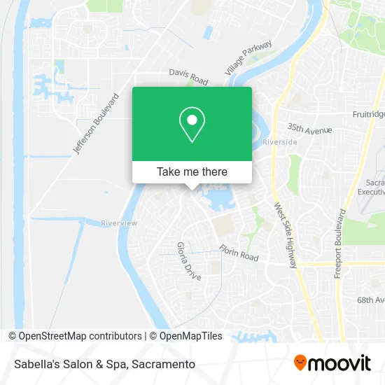 Mapa de Sabella's Salon & Spa
