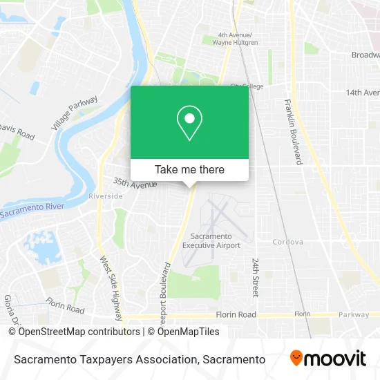 Mapa de Sacramento Taxpayers Association
