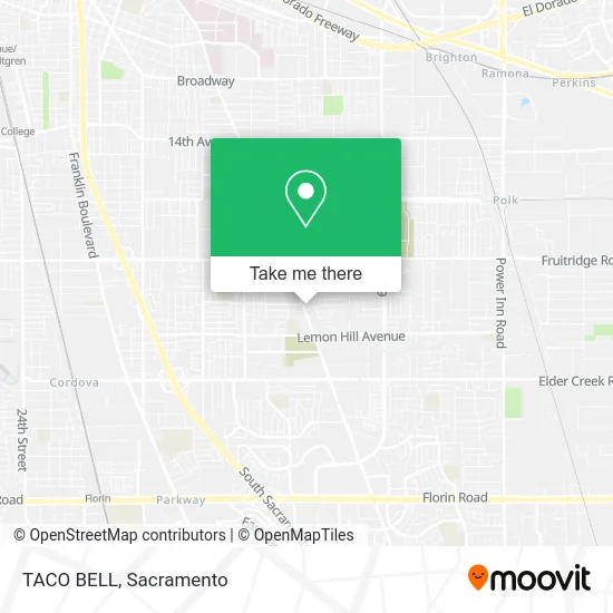 TACO BELL map