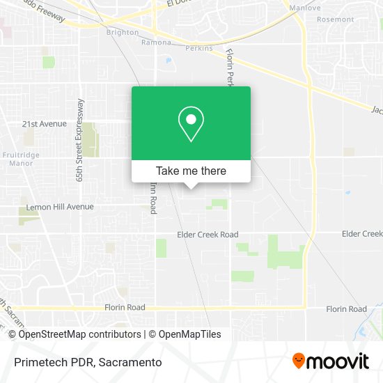 Primetech PDR map