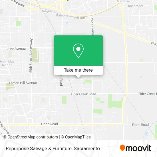Mapa de Repurpose Salvage & Furniture