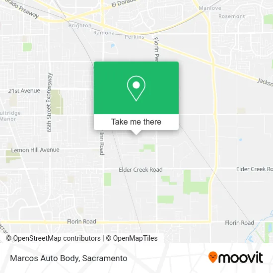 Mapa de Marcos Auto Body
