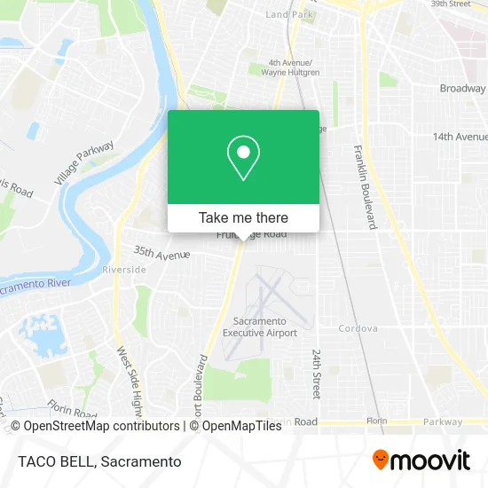 Mapa de TACO BELL