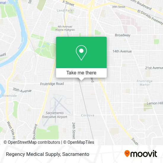 Regency Medical Supply map