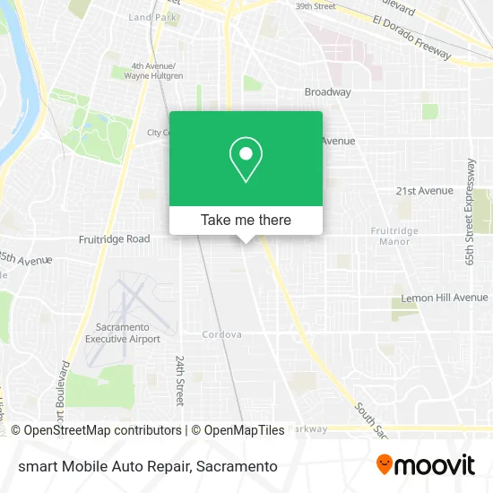 smart Mobile Auto Repair map