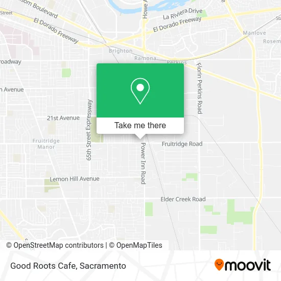 Mapa de Good Roots Cafe