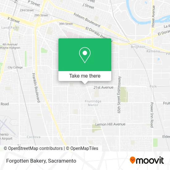 Mapa de Forgotten Bakery