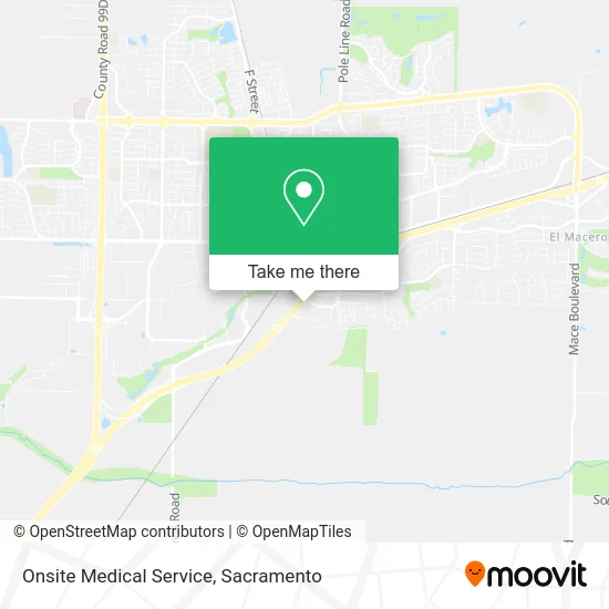 Mapa de Onsite Medical Service