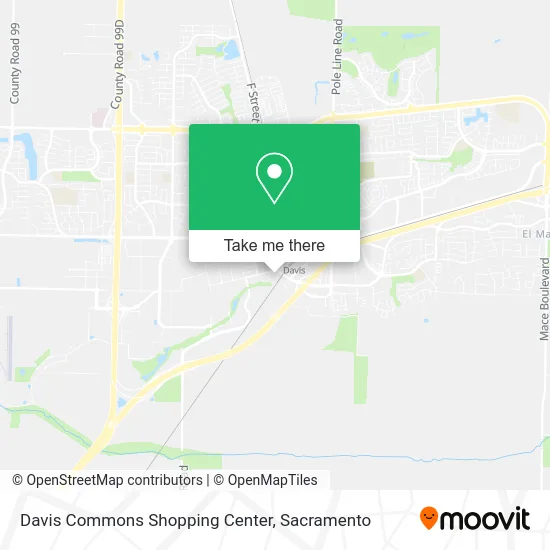 Mapa de Davis Commons Shopping Center