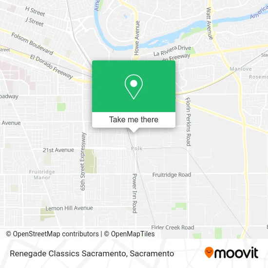 Mapa de Renegade Classics Sacramento