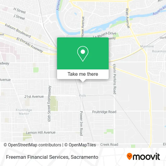 Mapa de Freeman Financial Services