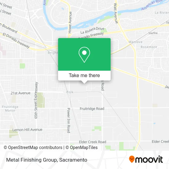 Metal Finishing Group map