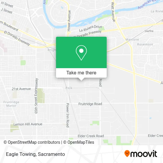 Mapa de Eagle Towing