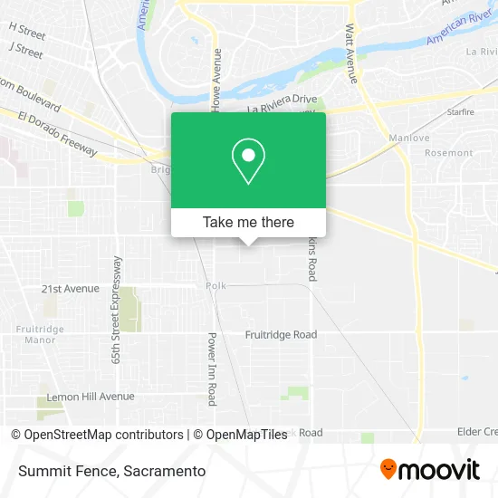 Mapa de Summit Fence