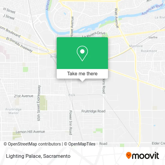 Mapa de Lighting Palace