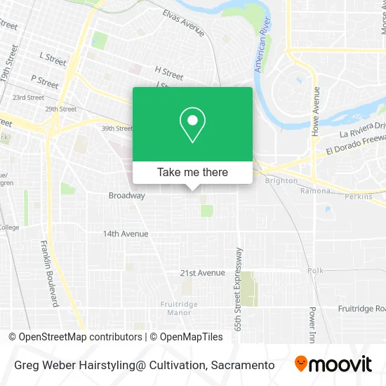 Mapa de Greg Weber Hairstyling@ Cultivation