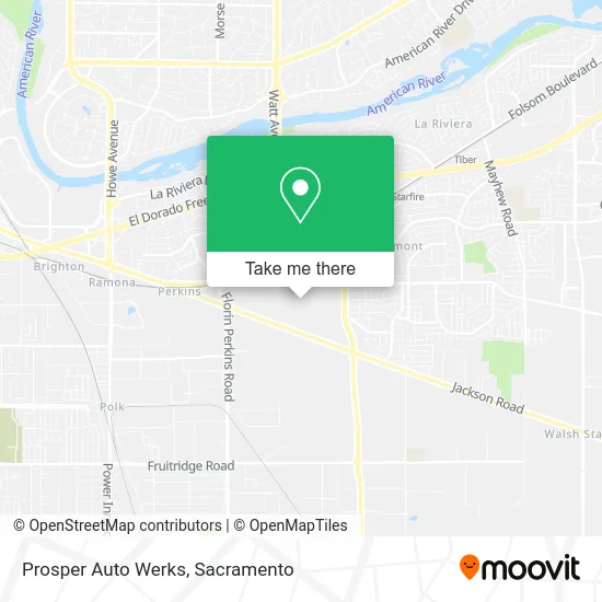Mapa de Prosper Auto Werks