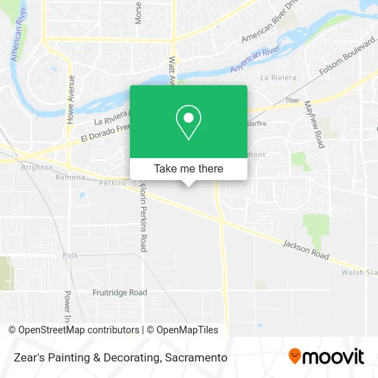 Mapa de Zear's Painting & Decorating