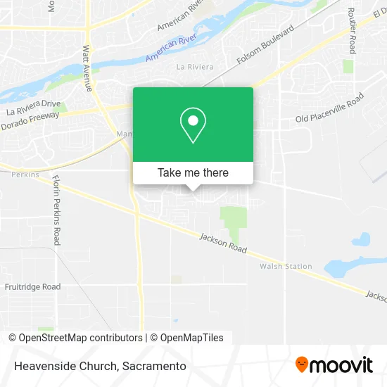 Heavenside Church map