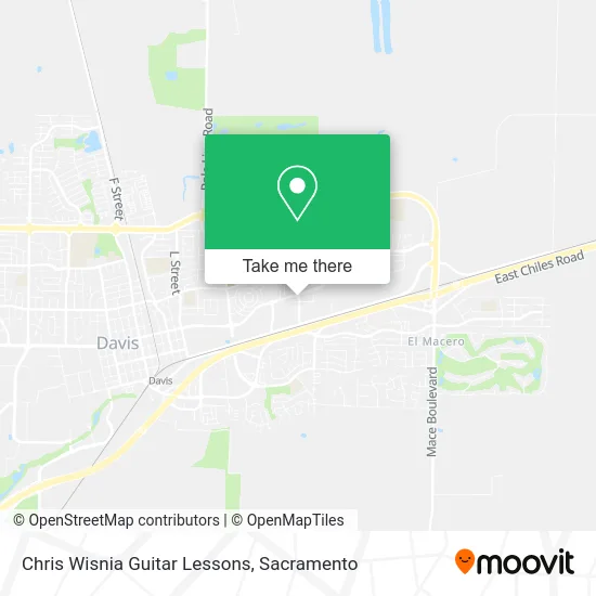 Mapa de Chris Wisnia Guitar Lessons