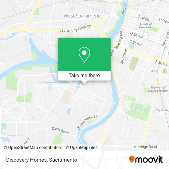 Mapa de Discovery Homes