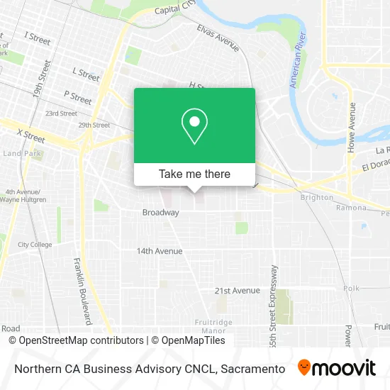 Northern CA Business Advisory CNCL map