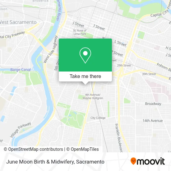 Mapa de June Moon Birth & Midwifery