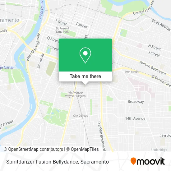 Mapa de Spiritdanzer Fusion Bellydance