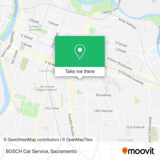 Mapa de BOSCH Car Service