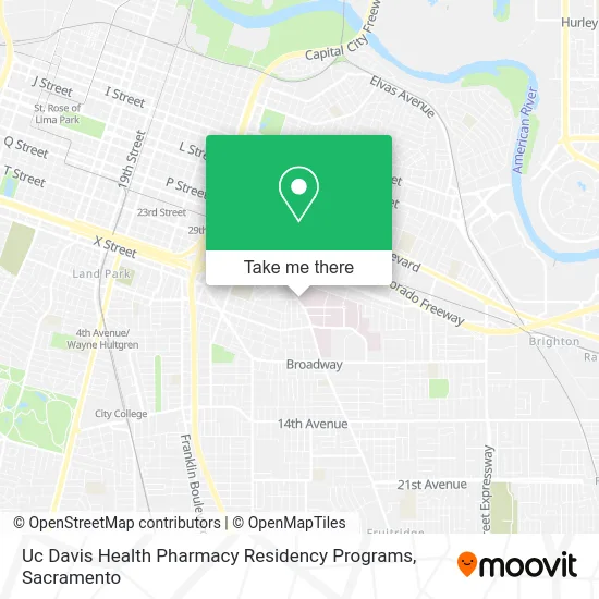 Uc Davis Health Pharmacy Residency Programs map