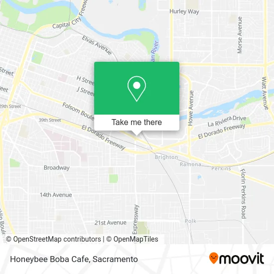 Honeybee Boba Cafe map