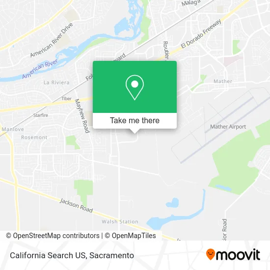 Mapa de California Search US