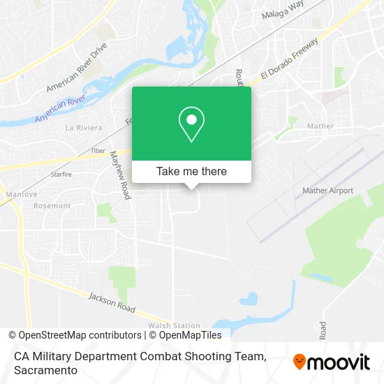 CA Military Department Combat Shooting Team map