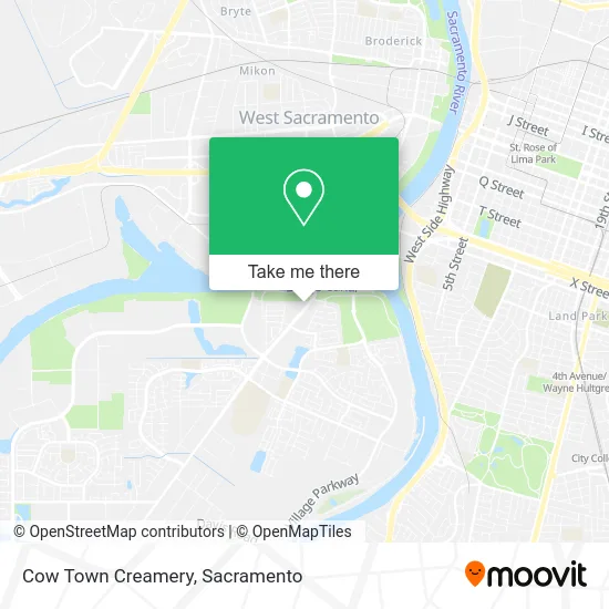 Mapa de Cow Town Creamery