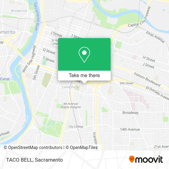 Mapa de TACO BELL